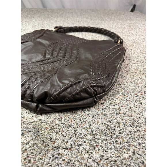 Fenn Wright Manson Brown Leather Hobo Bag with Braided Strap - Picture 8 of 8